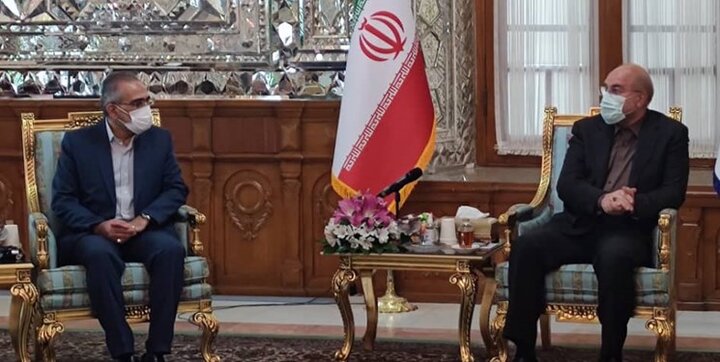 معاون پارلمانی رئیس‌جمهور با قالیباف دیدار کرد