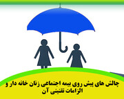 بالا بودن نرخ حق بیمه از چالش های مهم طرح بیمه زنان خانه دار است