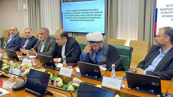 دیدار هیات پارلمانی ایران با معاون رئیس شورای فدراسیون مجلس فدرال روسیه
