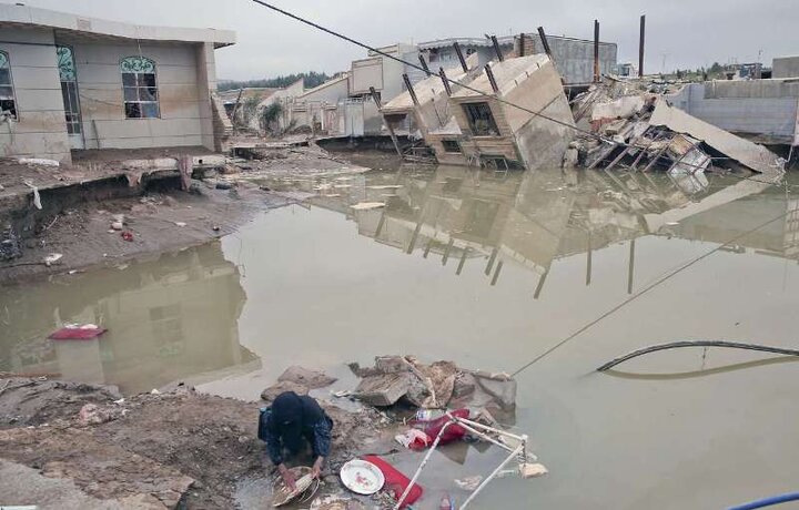 خسارات ناشی از حوادث غیر مترقبه‌ای نظیر سیل یک مرتبه ایجاد نمی‌شود