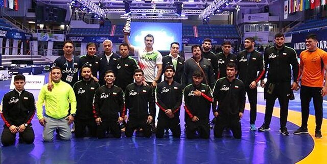 قالیباف قهرمانی تیم ملی کشتی فرنگی امید را تبریک گفت