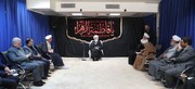 دیدار جمعی از نمایندگان مجلس با آیت الله العظمی نوری همدانی