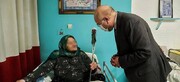 حضور قالیباف در یکی از مراکز نگهداری سالمندان
