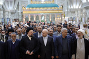 تجدید میثاق رئیس و نمایندگان مجلس با آرمان‌های امام (ره)