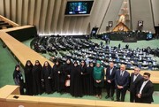 حضور جمعی از اعضای مجلس نمایندگان عراق در صحن مجلس