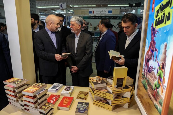 افتتاح سی‌وششمین نمایشگاه بین‌المللی کتاب تهران با حضور دکتر قالیباف