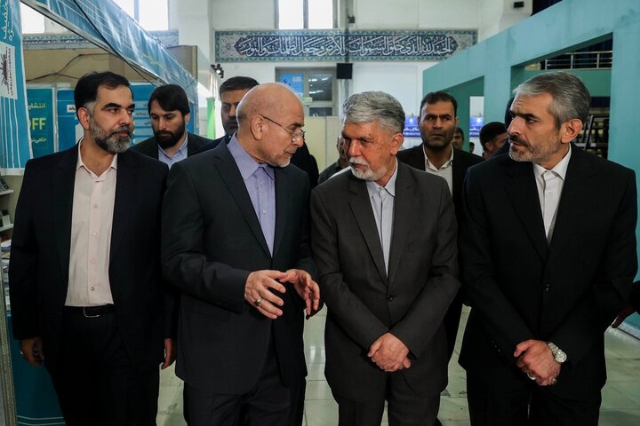 افتتاح سی‌وششمین نمایشگاه بین‌المللی کتاب تهران با حضور قالیباف
