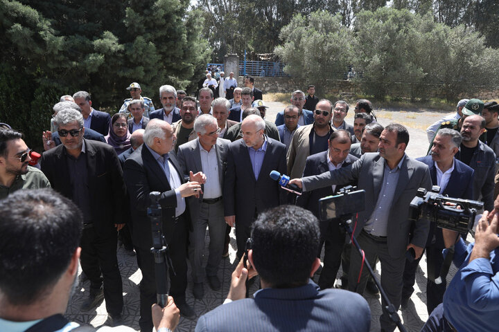 بازدید رئیس مجلس از جزیره آشوراده و خلیج گرگان؛ تنها جزیره ایرانی دریای خزر در کانون توجه توسعه و احیا