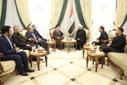 دیدار هیات پارلمانی ایران با دبیرکل جنبش عصائب اهل الحق عراق