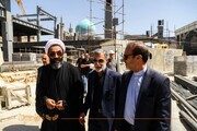 بازدید اعضای کمیسیون اصل ۹۰ و فراکسیون قرآن و زیارت مجلس از طرح توسعه و پروژه‌های عمرانی حرم مطهر رضوی