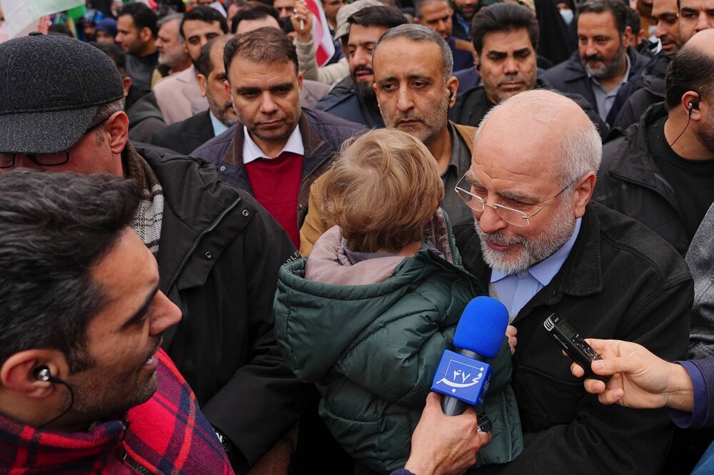 قالیباف: حضور باشکوه مردم جلوه‌ای از یکپارچگی و قدرت ایران است